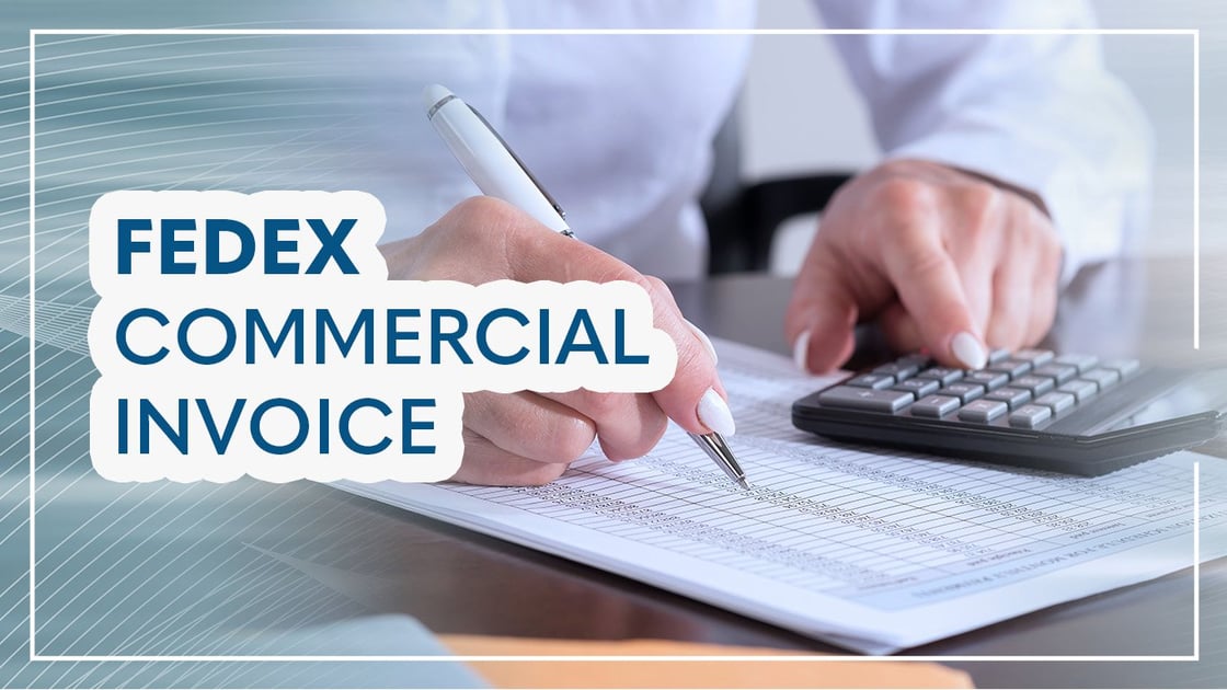 fedex commercial invoice