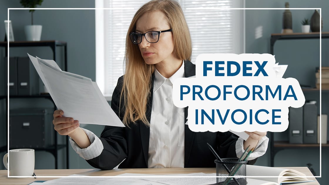 fedex proforma invoice